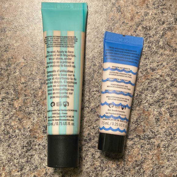NIB sealed Benefit POREfessional .75oz and hydrate primer mini .25oz 2pack - Picture 6 of 8